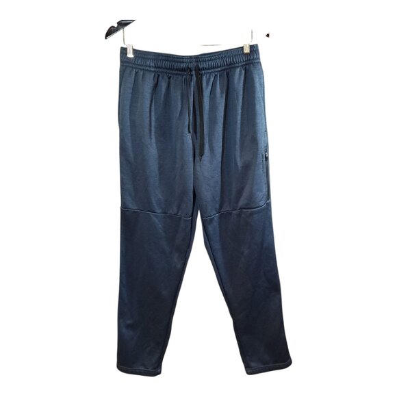 Head Blue Fleece Track Pants Workout Activewear Athletic Athleisure Men's L - Picture 1 of 5